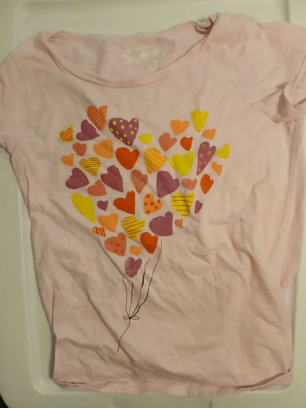 Osh Kosh Originals Girl Size 7 Pink Shirt